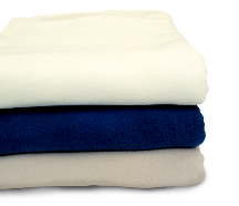 BLANKET TWIN/FULL BLUE 72X90 100%POLYESTER - Blankets